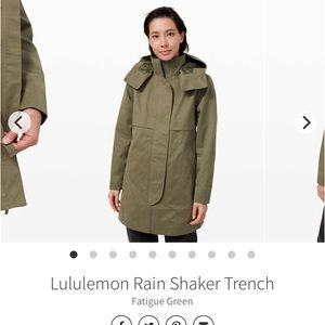 Lululemon Rain Shaker Trench